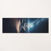 Tapis De Yoga Mystical Moonlit Desert - Fantasy Night Sky (Devant (Horizontal))