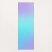Tapis De Yoga Namaste Aqua et Lavender Gradient (Dos)