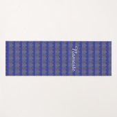 Tapis de yoga Namaste bleu (Devant (Horizontal))