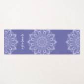 Tapis De Yoga Namaste Elegant Purple Blue Mandala (Devant (Horizontal))