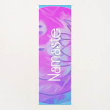 Namaste et calme Lotus Moon Yoga Mat