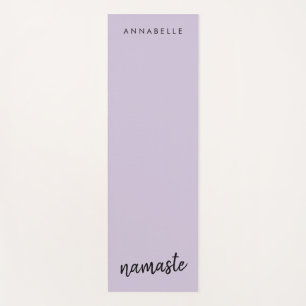 Tapis De Yoga Namaste Méditation Lilac Purple Nom moderne