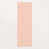 Tapis De Yoga Namaste | Nom moderne Peachy Pink Meditation (Dos)