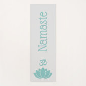 Tapis De Yoga Namaste Om Lotus Flower Zen (Devant)