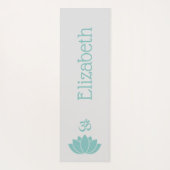 Tapis De Yoga Namaste Om Lotus Flower Zen (Dos)