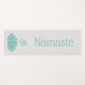 Tapis De Yoga Namaste Om Lotus Flower Zen (Devant (Horizontal))
