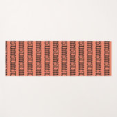 Tapis De Yoga Namaste Peach Yoga Mat (Devant (Horizontal))