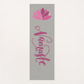 Tapis De Yoga Namaste Pink Lotus (Devant)