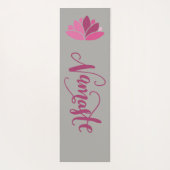 Tapis De Yoga Namaste Pink Lotus (Dos)
