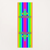 Tapis De Yoga Namaste Rainbow Intentions (Devant)