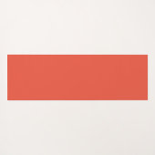 Tapis De Yoga Namaste Retro Sun Abstrait Orange Rose  (Dos (Horizontal))