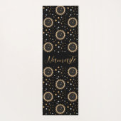 Tapis De Yoga Namaste Sun Moon Stars Boho Celestial (Dos)