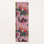 Tapis De Yoga Nappes phréatiques à hydrangée rose (Devant)
