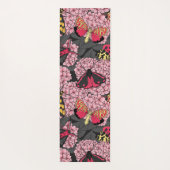 Tapis De Yoga Nappes phréatiques à hydrangée rose (Dos)