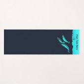 Tapis De Yoga Narwhal Sous La Glace (Devant (Horizontal))
