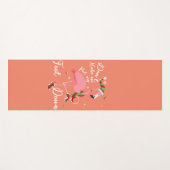 Tapis De Yoga Ne me fais pas mettre le pied vers le bas Flamant (Devant (Horizontal))