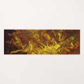 Tapis De Yoga Nebula flamboyante.... (Devant (Horizontal))