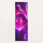 Tapis De Yoga Nebula Stars Coeur Céleste Romance (Devant)