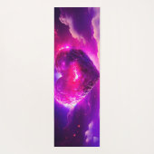 Tapis De Yoga Nebula Stars Coeur Céleste Romance (Dos)