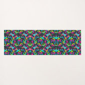 Tapis De Yoga Neon Camouflage Pattern (Dos (Horizontal))