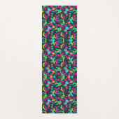 Tapis De Yoga Neon Camouflage Pattern (Devant)