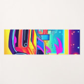 Tapis De Yoga Neon Dream (Devant (Horizontal))