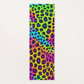 Tapis De Yoga Neon Empreinte de léopard (Dos)