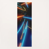 Tapis De Yoga Neon Led moderne Noir hommes yoga mat (Devant)