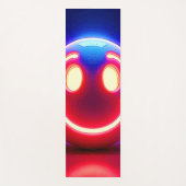 Tapis De Yoga Neon Smile : Joyeux Feu (Devant)