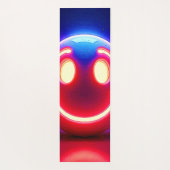 Tapis De Yoga Neon Smile : Joyeux Feu (Dos)