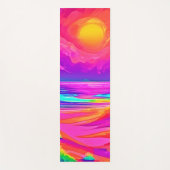 Tapis De Yoga Neon Sun & Beach Bliss (Devant)
