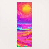 Tapis De Yoga Neon Sun & Beach Bliss (Dos)