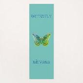 Tapis De Yoga Nirvana de papillon en détresse (Devant)