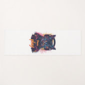 Tapis De Yoga Niveau gamer chat vers le haut (Devant (Horizontal))