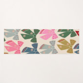 Tapis De Yoga Noël Bows Coquette (Devant (Horizontal))
