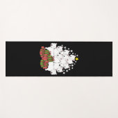 Tapis De Yoga Noël de l'arbre de Noël Westie Funny (Devant (Horizontal))