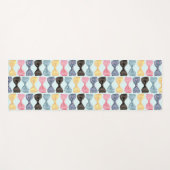 Tapis De Yoga Nœuds Papillons (Devant (Horizontal))