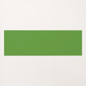 Tapis De Yoga Noir Abstrait et blanc avec art fractal vert (Dos (Horizontal))