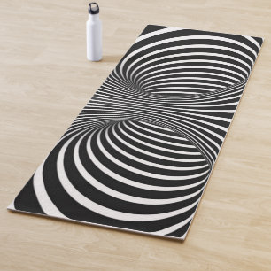 Tapis De Yoga Noir et blanc
