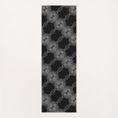 Tapis De Yoga Noir Et Gris (Devant)