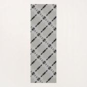 Tapis De Yoga Noir Et Gris (Dos)