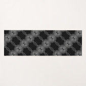 Tapis De Yoga Noir Et Gris (Devant (Horizontal))