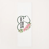Tapis De Yoga Nom de l'infirmière étudiante-inscrite-ancienne (Devant)