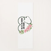 Tapis De Yoga Nom de l'infirmière étudiante-inscrite-ancienne (Dos)