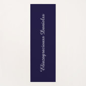 Tapis De Yoga Nom de script élégant moderne personnalisé (Devant)