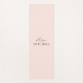 Tapis De Yoga Nom d'écriture minimaliste moderne (Devant)