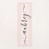 Tapis De Yoga Nom d'écriture simple et moderne (Devant)