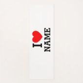 Tapis De Yoga Nom du coeur (Devant)