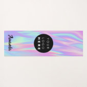 Tapis De Yoga Nom du logo Société Holographique Promotion (Dos (Horizontal))