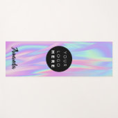 Tapis De Yoga Nom du logo Société Holographique Promotion (Devant (Horizontal))